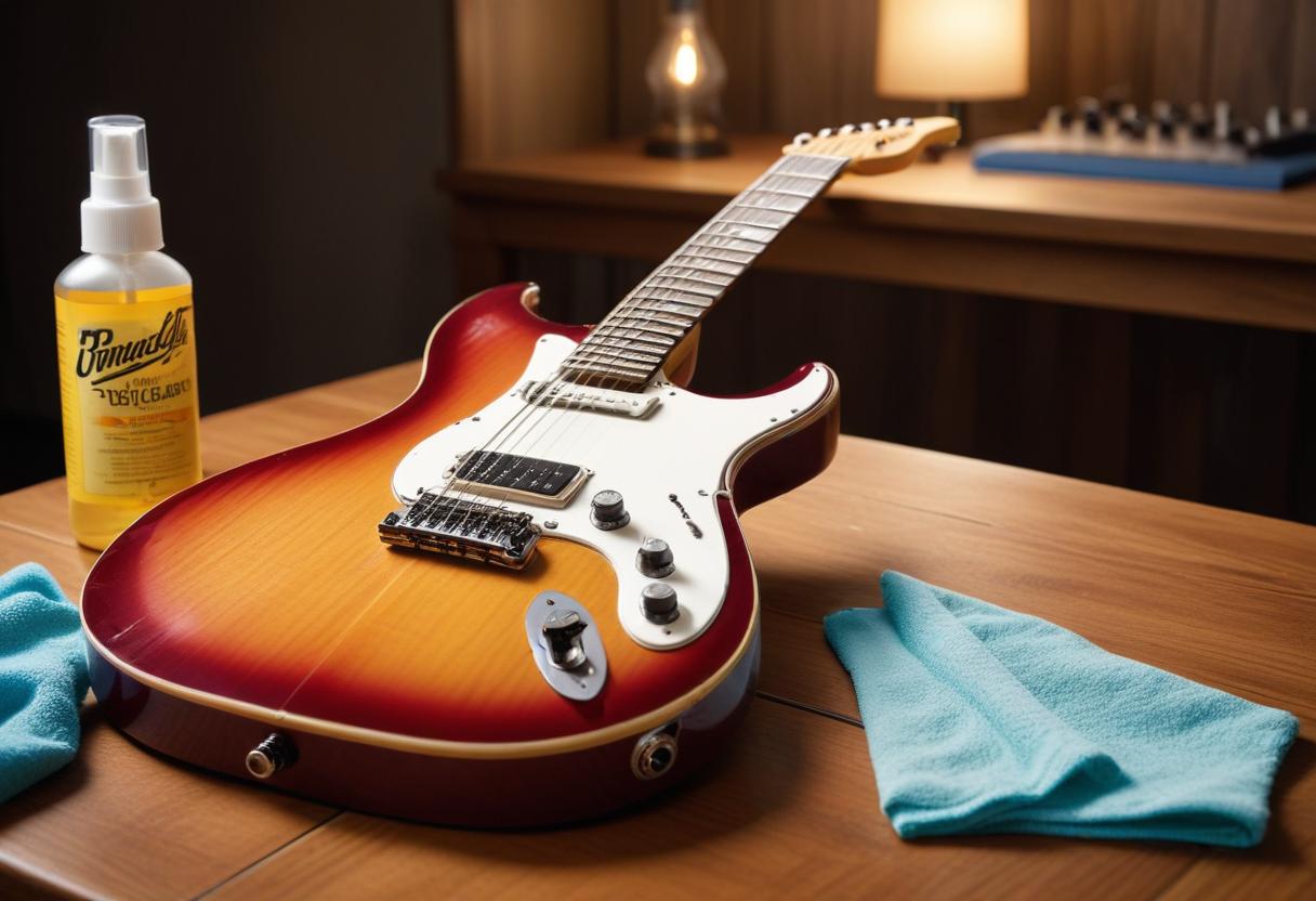 Skulde du använda kontaktspray på gitarren? illustration