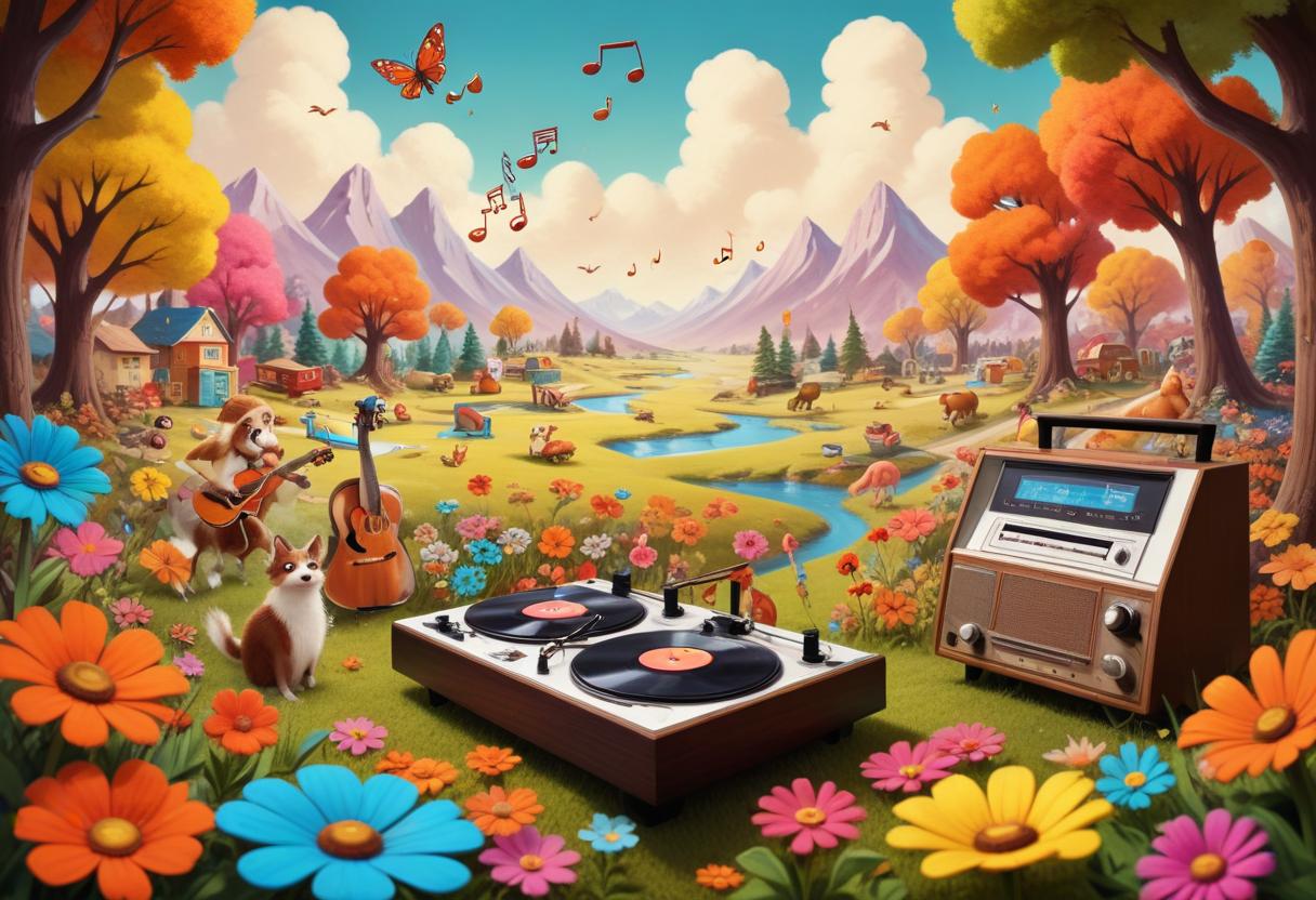 Musikaliska minnen med Dr Snuggles och vänskap illustration