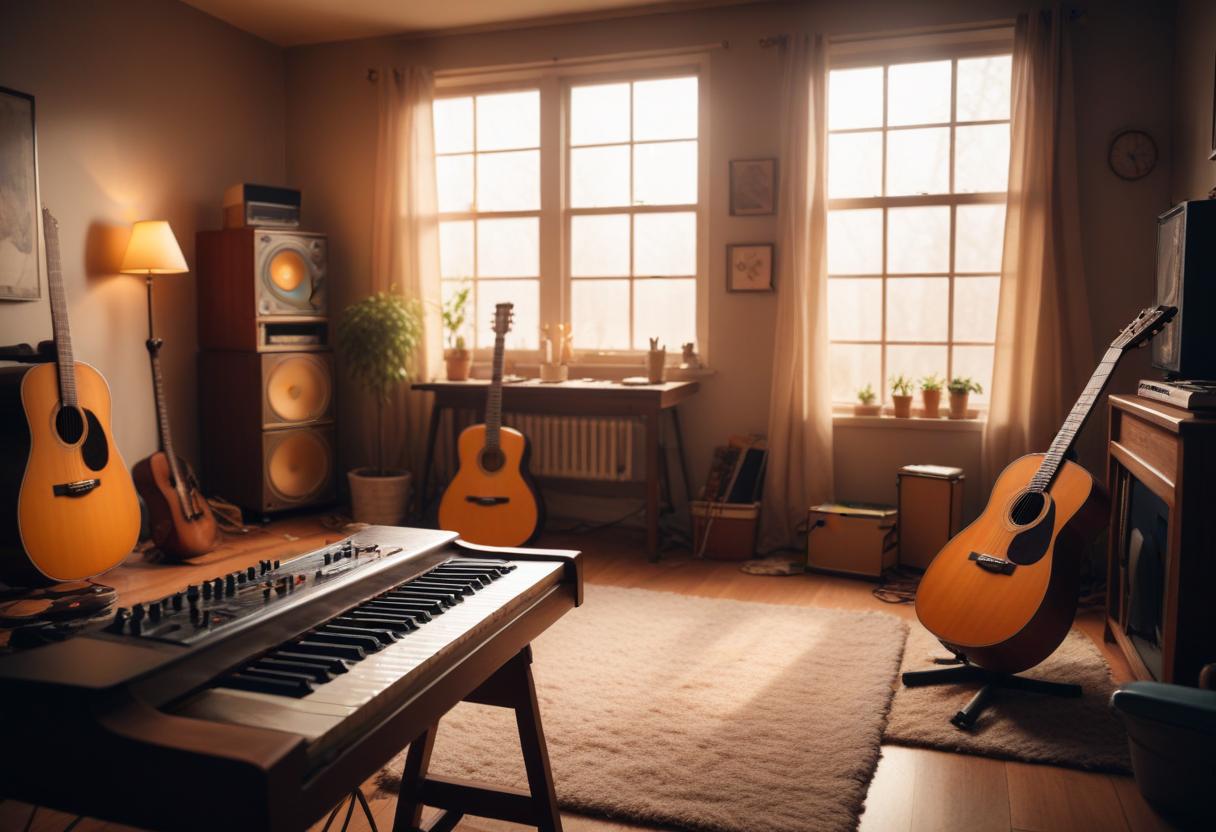Ont i örat när musiken spelar och jag gäspar illustration